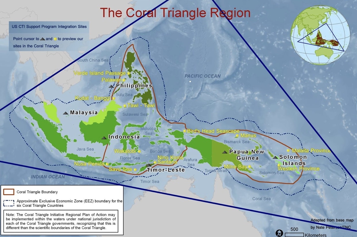 Coral Triangle Map